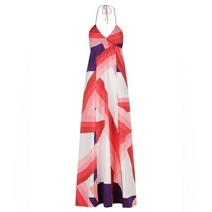 SWF TIE UP MAXI DRESS